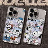 Cartoon Snoopy Guitar Soft Phone Case
